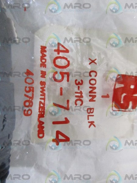 RS COMPONENTS 405-714 X CONN BLK 3-11C NSMP