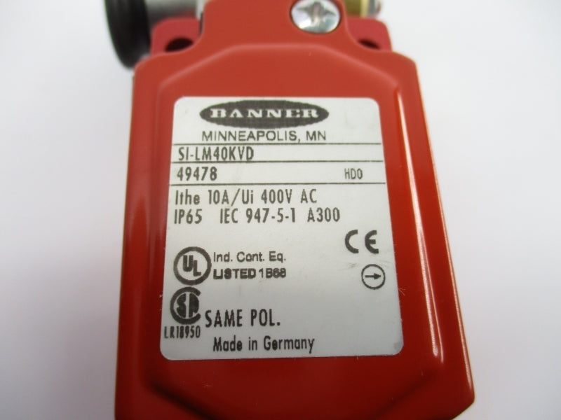 BANNER ENGINEERING SI-LM40KVD 49478 400VAC 10A NSNP