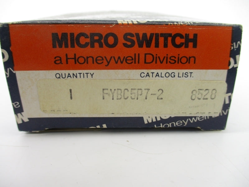 MICRO SWITCH FYBC5P7-2 9.6-36VDC NSMP