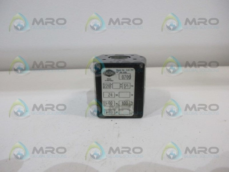HERION 0700 SOLENOID COIL UNMP