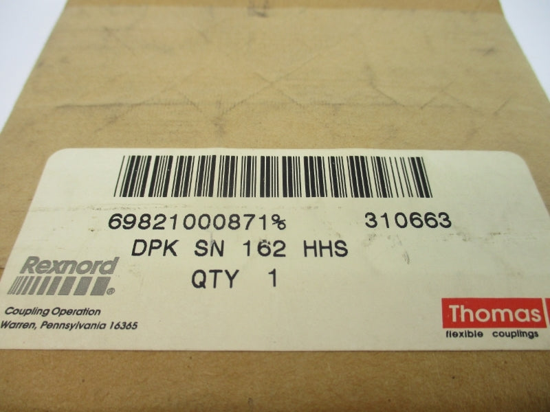 REXNORD 310663 DPKSN162HHS NSFS