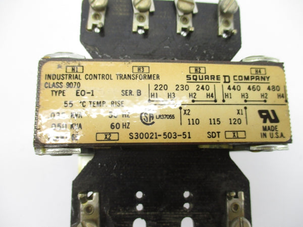 SQUARE D 9070EO-1 SER. B 480V NSNP