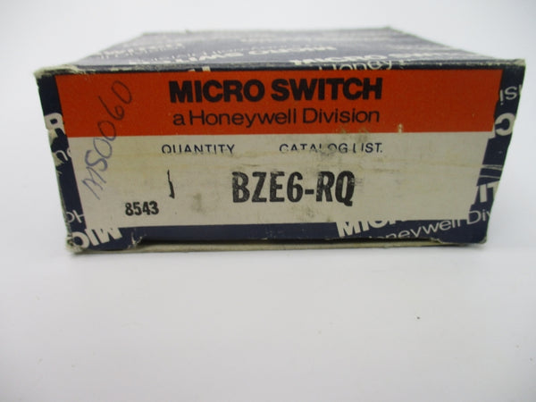 MICRO SWITCH BZE6-RQ 480VAC 15A NSMP