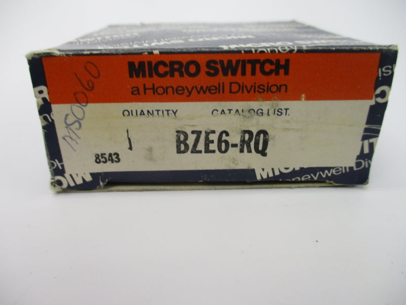 MICRO SWITCH BZE6-RQ 480VAC 15A NSMP