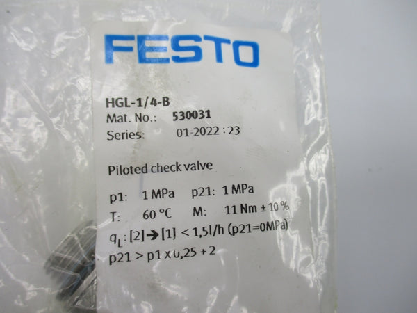 FESTO HGL-1/4-B 530031 NSMP
