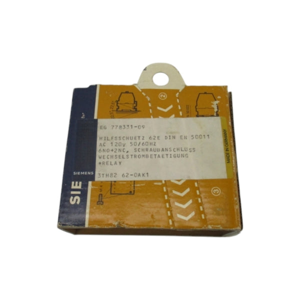 SIEMENS 3TH8262-0AK1 120VAC NSFS