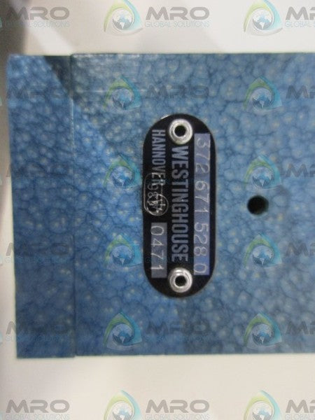 WESTINGHOUSE 3726715280 VALVE NSNP