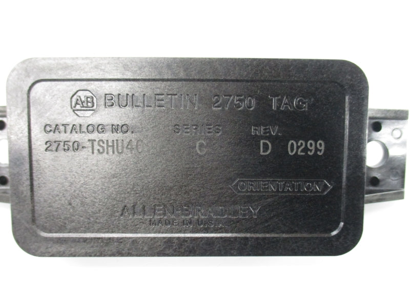 ALLEN BRADLEY 2750-TSHU40 SER. C REV. D NSNP