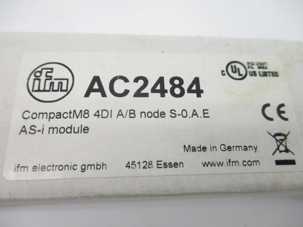 IFM EFECTOR AC2484 26.5-31.6VDC NSMP