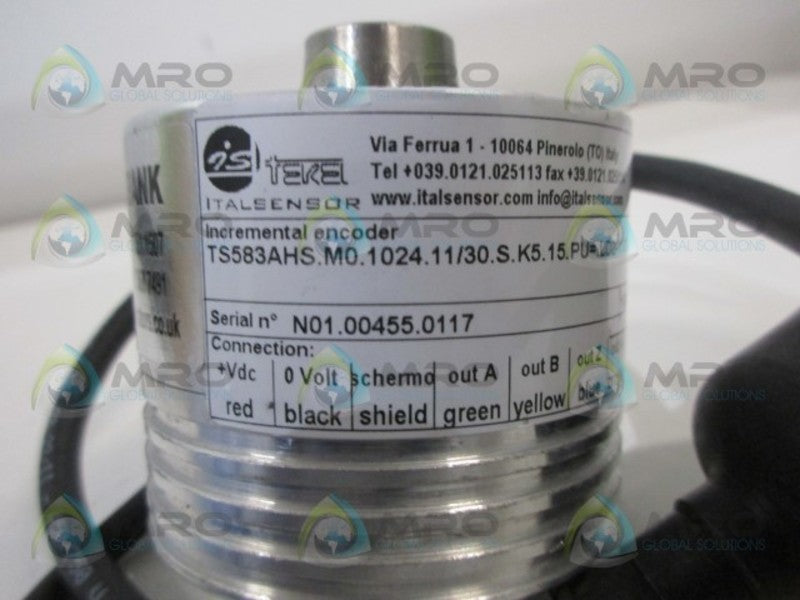 ITALSENSORS TS583AHS.M0.500.11/30.S  INCREMENTAL ENCODER UNMP