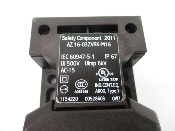 SCHMERSAL AZ16-03ZVRK- M16 500V NSNP