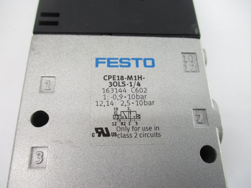 FESTO CPE18-M1H-3OLS-1/4 163144 20.4-26.4VDC NSNP