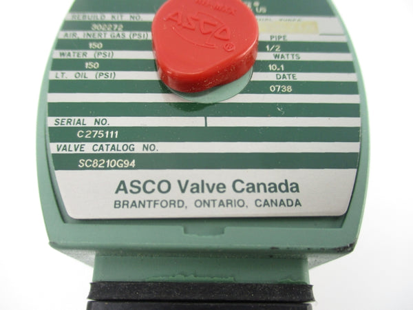 ASCO SC8210G94  110/120V 150PSI 1/2" NSNP