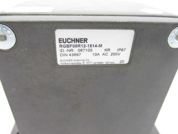 EUCHNER RGBF05R12-1514-M 087105 250VAC 10A NSNP