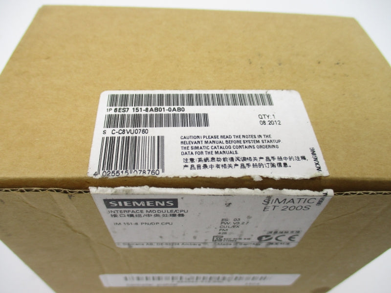 SIEMENS 6ES7 151-8AB01-0AB0 NSMP
