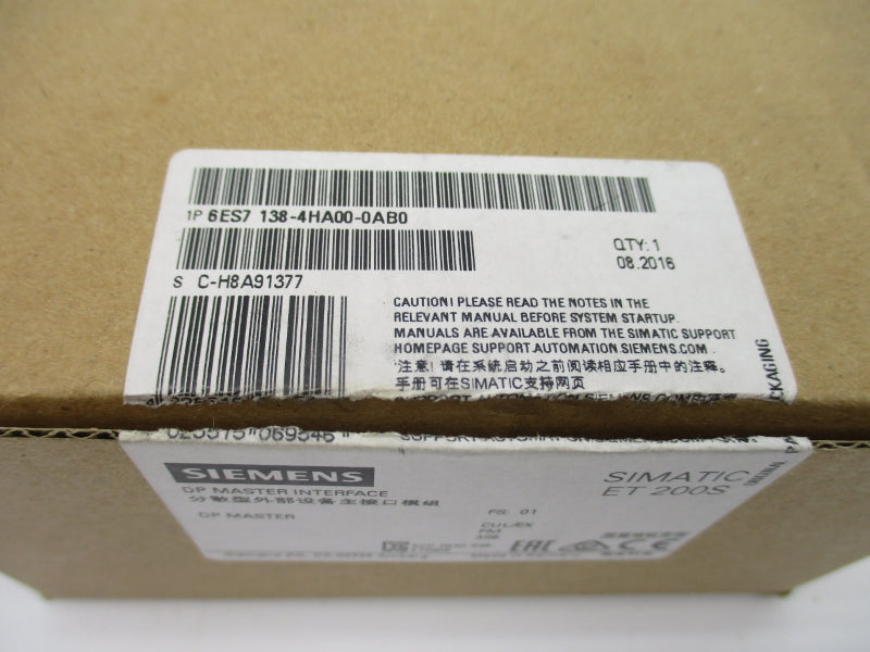 SIEMENS 6ES7 138-4HA00-0AB0 NSMP