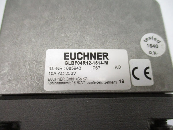EUCHNER GLBF04R12-1514-M 085943 250VAC 10A NSNP