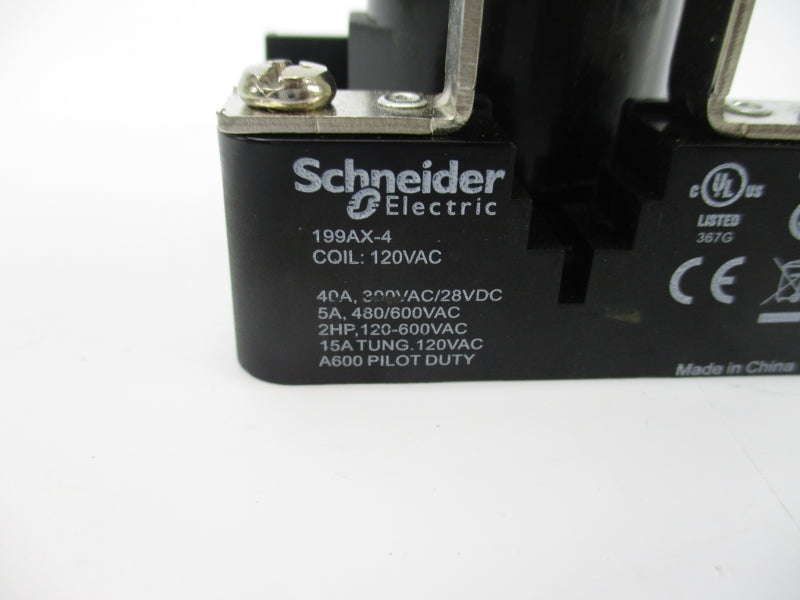 SCHNEIDER ELECTRIC 199AX-4 120VAC 15A NSNP
