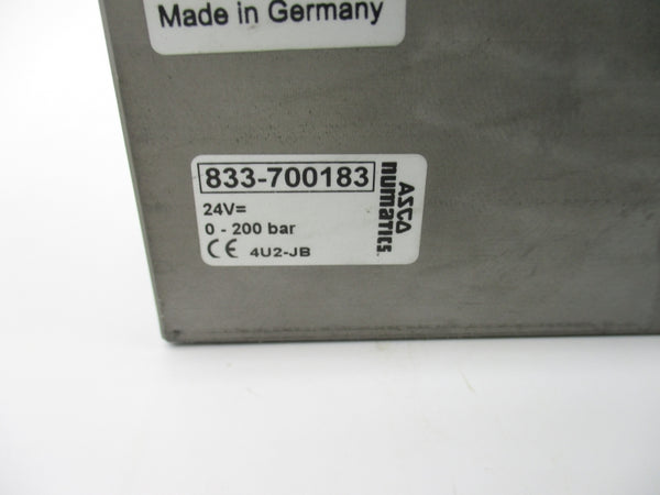 ASCO NUMATICS 833-700183 24V UNMP