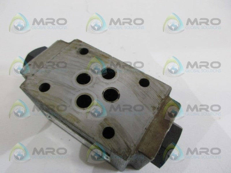 HYDRO NORMA Z2S6A-1-6-0V HYDRAULIC VALVE BODY UNMP