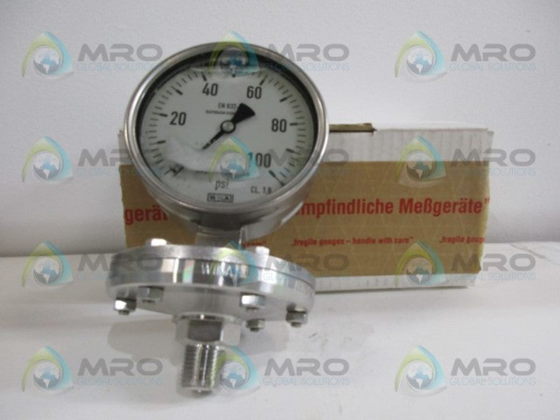 WIKA 433.50.100 6BAR G1/2B PRESSURE GAUGE  NSMP