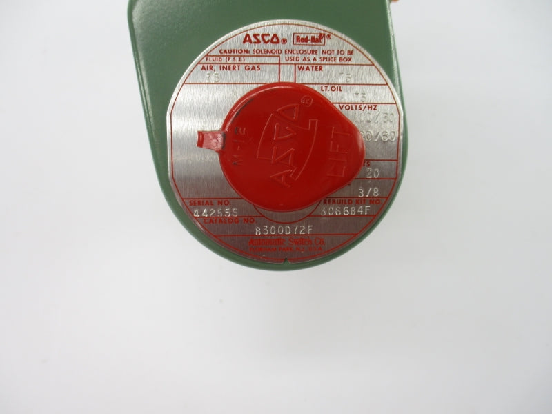 ASCO 8300D72F 110/120V 75PSI 3/8" NSNP