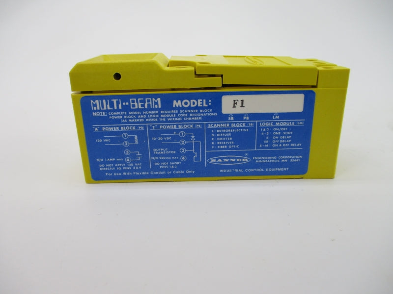 BANNER ENGINEERING F1 120V 1A NSMP