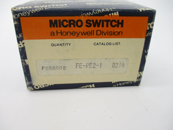 MICRO SWITCH FE-PE2-1 120/240VAC 10A NSMP