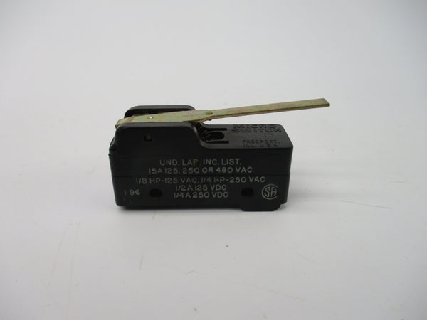 MICRO SWITCH BZ-2RW863 480VAC 15A NSNP
