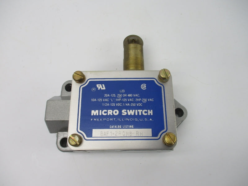 MICRO SWITCH BAF1-2RQN8-RH 480VAC 20A NSMP