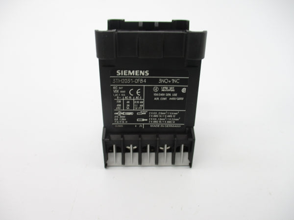 SIEMENS 3TH2031-0FB4 24VDC NSMP