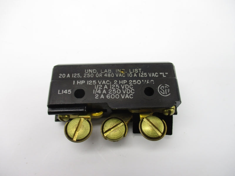 MICRO SWITCH BA-2R-P1 480VAC 20A (PKG OF 10) NSMP