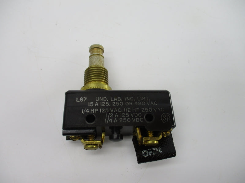 MICRO SWITCH BZ-RQX167-1PA2 480VAC 15A NSNP