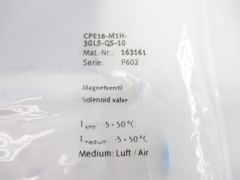 FESTO CPE18-M1H-3GLS-QS-10 163161 NSMP