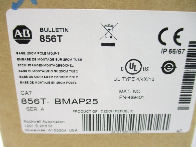 ALLE BRADLEY 856T-BMAP25 SER. A (BR/WH) NSMP