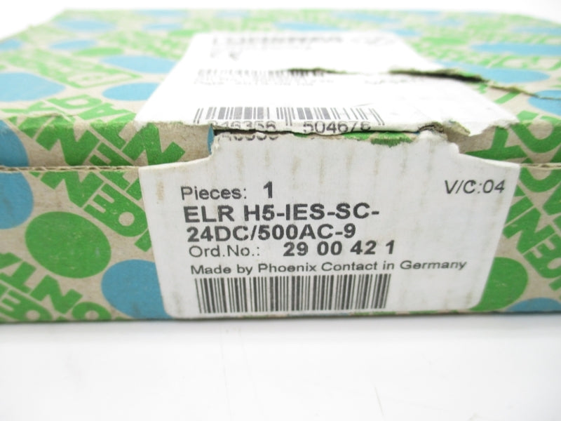PHOENIX CONTACT ELRH5-IES-SC-24DC/500AC-9 2900421 24VDC 9A NSMP