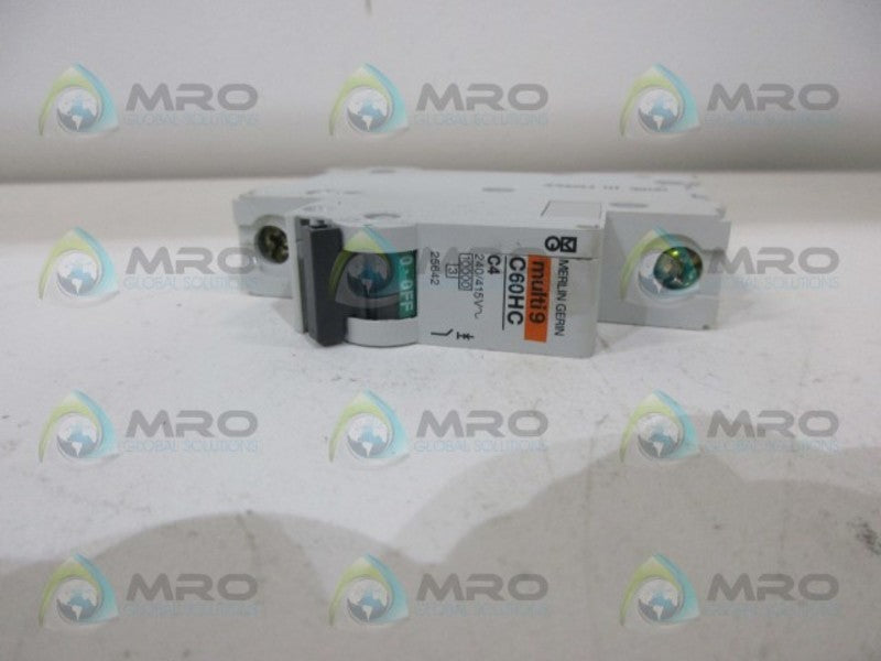 MERLIN GERIN C60HC CIRCUIT BREAKER C4 1POLE NSNP