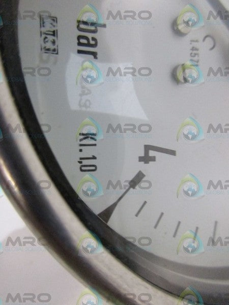 WIKA KI.1,0 PRESSURE GAUGE 0-4  NSNP