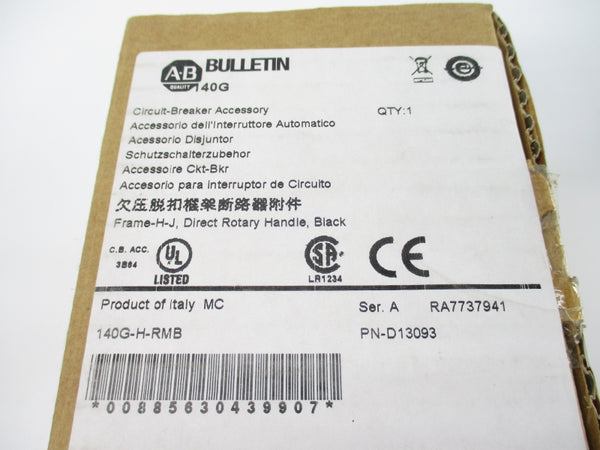 ALLEN BRADLEY 140G-H-RMB SER. A (BR/WH) NSMP