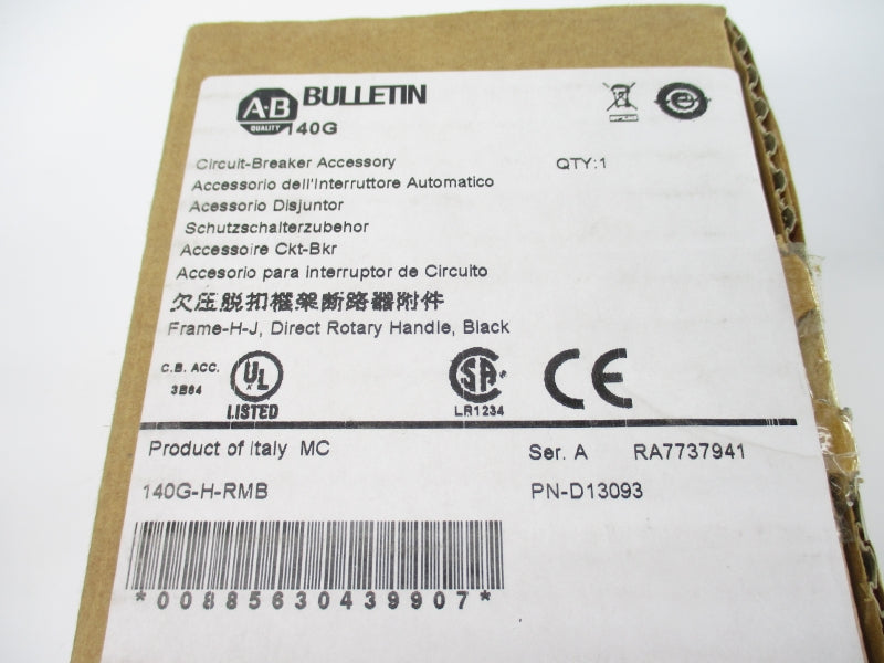 ALLEN BRADLEY 140G-H-RMB SER. A (BR/WH) NSMP