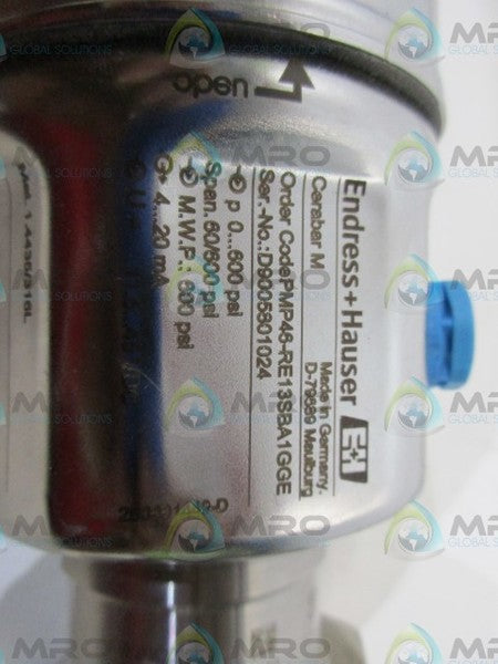 ENDRESS+HAUSER PMP46-RE13SBA1GGE PRESSURE TRANSMITTER NSNP