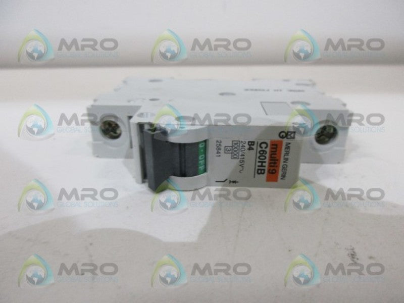 MERLIN GERIN C60HB CIRCUIT BREAKER B4 1POLE NSNP