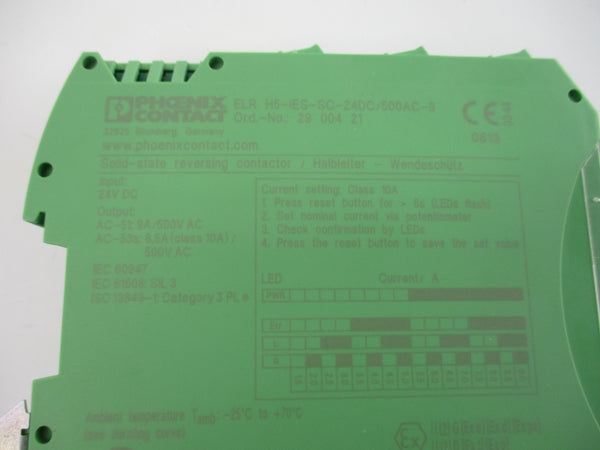 PHOENIX CONTACT ELR H5-IES-SC-24DC/500AC-9 29 004 21 24VDC NSNP