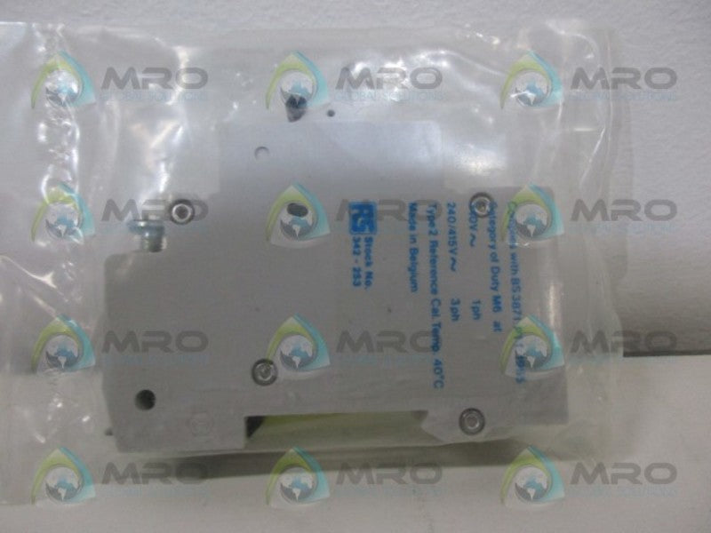 RS COMPONENTS 1POLE M6 TPE2 MCB 6A CIRCUIT BREAKER NSMP