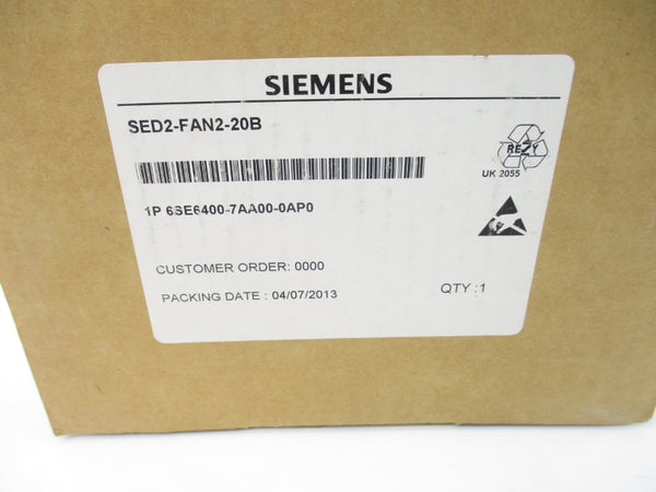 SIEMENS SED-FAN2-20B 63E6400-7AA00-0AP0 24VDC NSMP