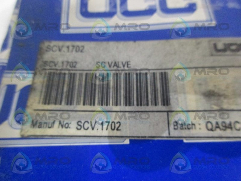 UCC SCV.1702 SC VALVE NSMP