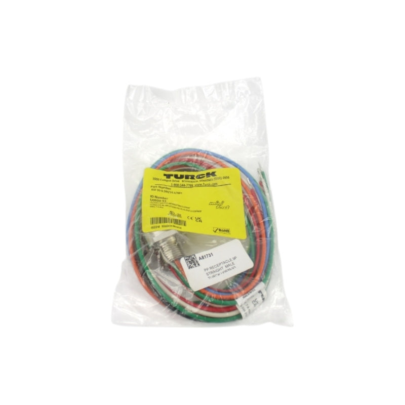 TURCK RSF 96-0.5M/14.5/NPT U0939-93 600V 7A NSMP