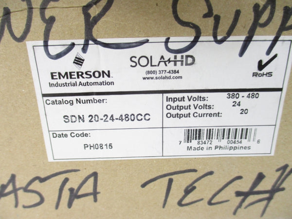 SOLA SDN20-24-480CC 380-480V 0.2A NSMP