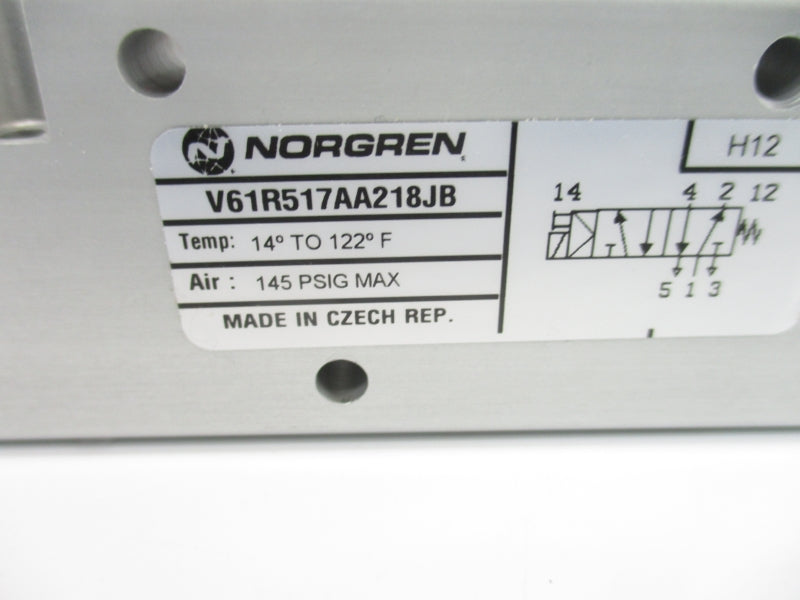 NORGREN V61R517AA218JB 110/120V 145PSI NSNP