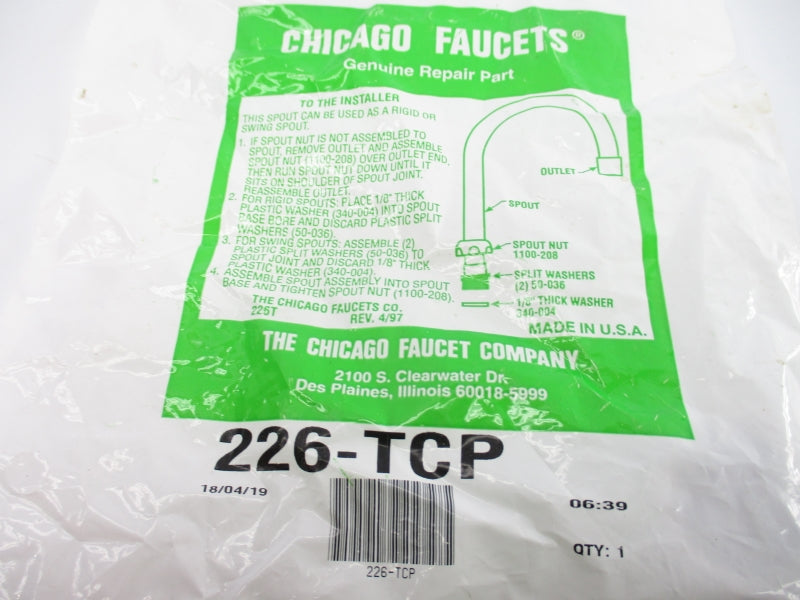 CHICAGO FAUCETS 226-TCP NSMP